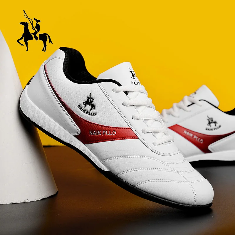 

Autumn New Men Casual Sneakers Leather Shoes Simple Stylish Teens Sports Light Flat Water Proof Non-Slip Tennis Running Travel A