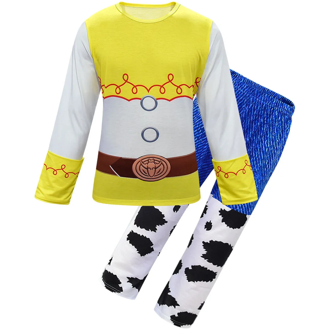Костюм Cowgirl Jessie с героями мультфильма История игрушек шапкой Карнавальный костюм