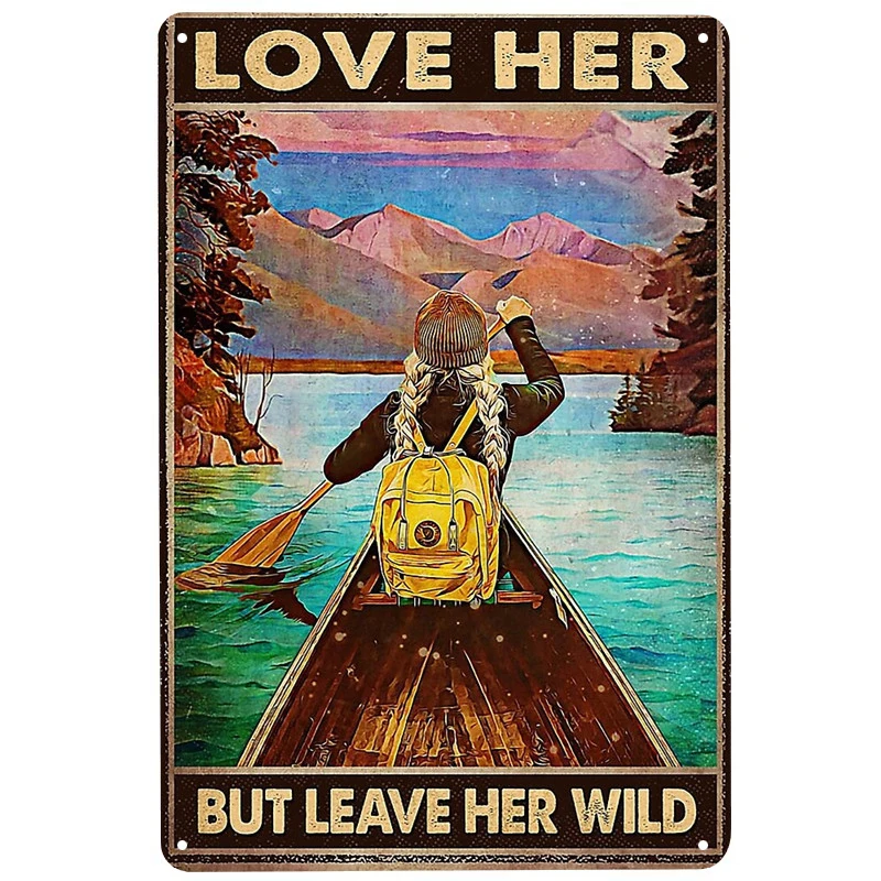 

Надпись «Love her zoher wild», знаки из искусственного олова, Забавный постер, декор для бара, паба, клуба, украшение для гостиной, дома