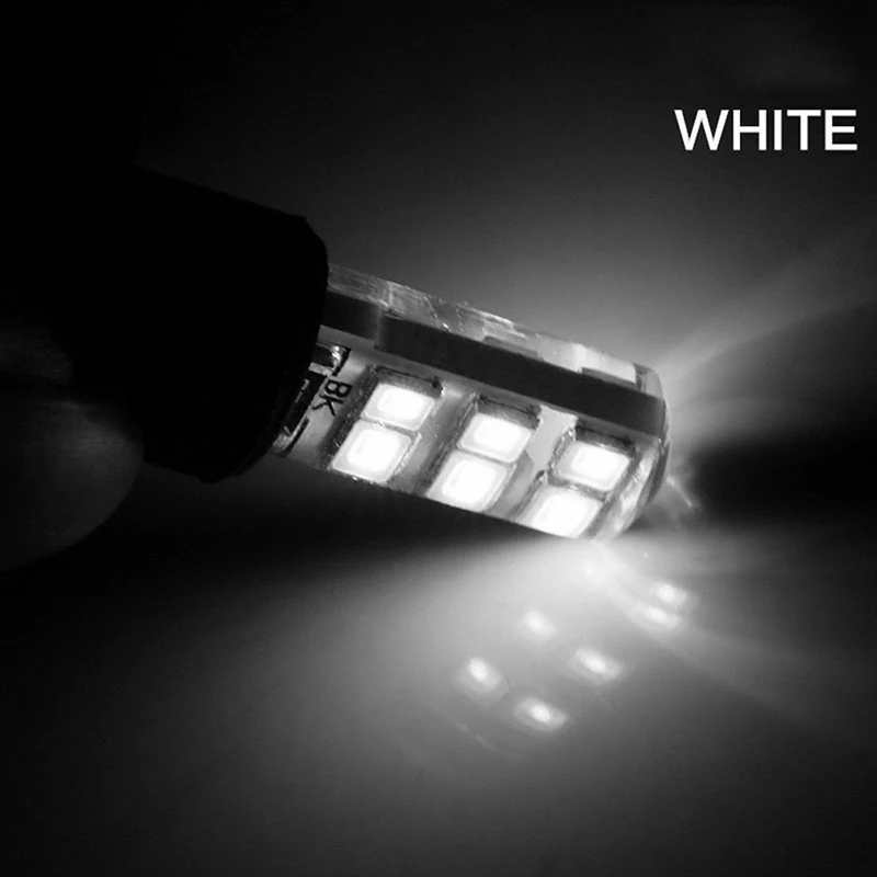 

10 шт., супер ярсветильник Светодиодные Автомобильные лампы T10 w5w 12-SMD 2835