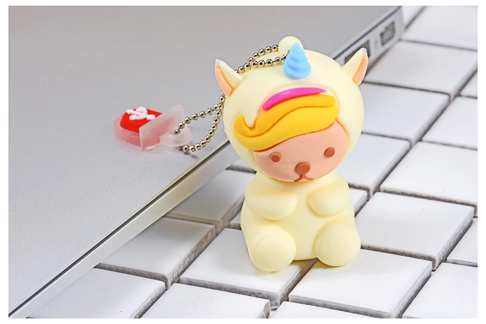 JASTER мультяшный плюшевый детский Флешка 4 ГБ 16 ГБ 32 ГБ 64 ГБ usb 2,0 usb флеш-накопитель карта памяти Флешка модный подарок