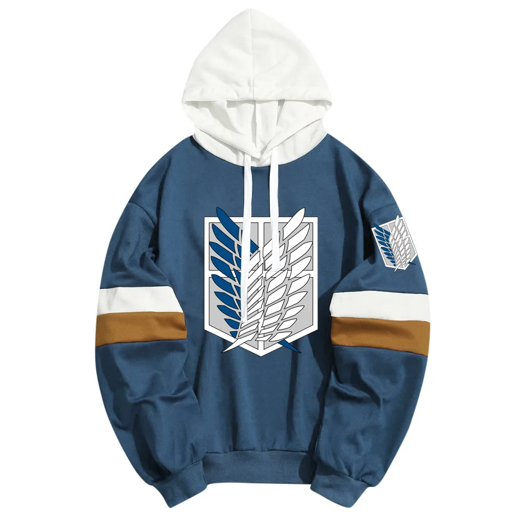 Толстовка унисекс с капюшоном Атака Титанов | Тематическая одежда и униформа