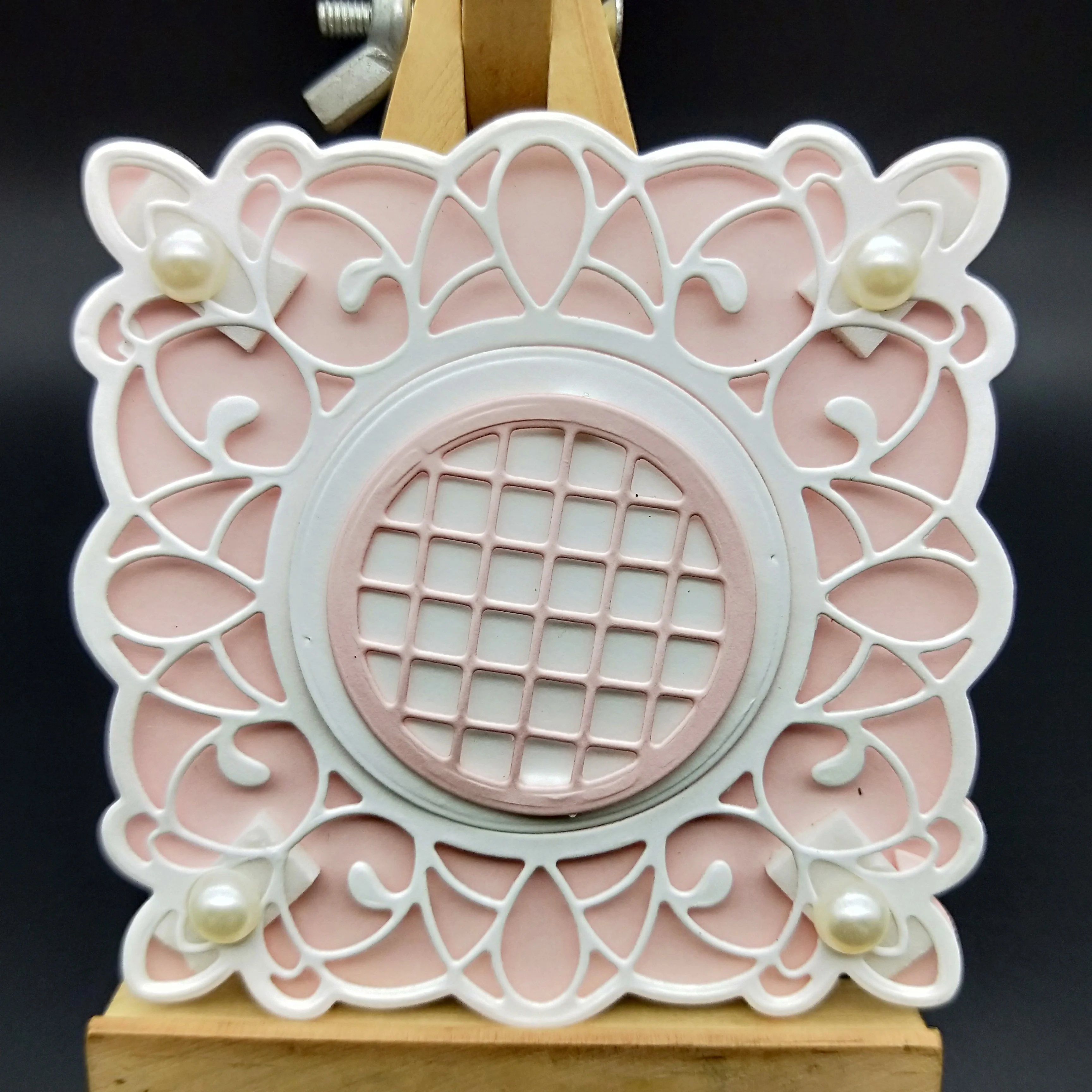 Пустотелые металлические Вырубные штампы фон Скрапбукинг для свадебных