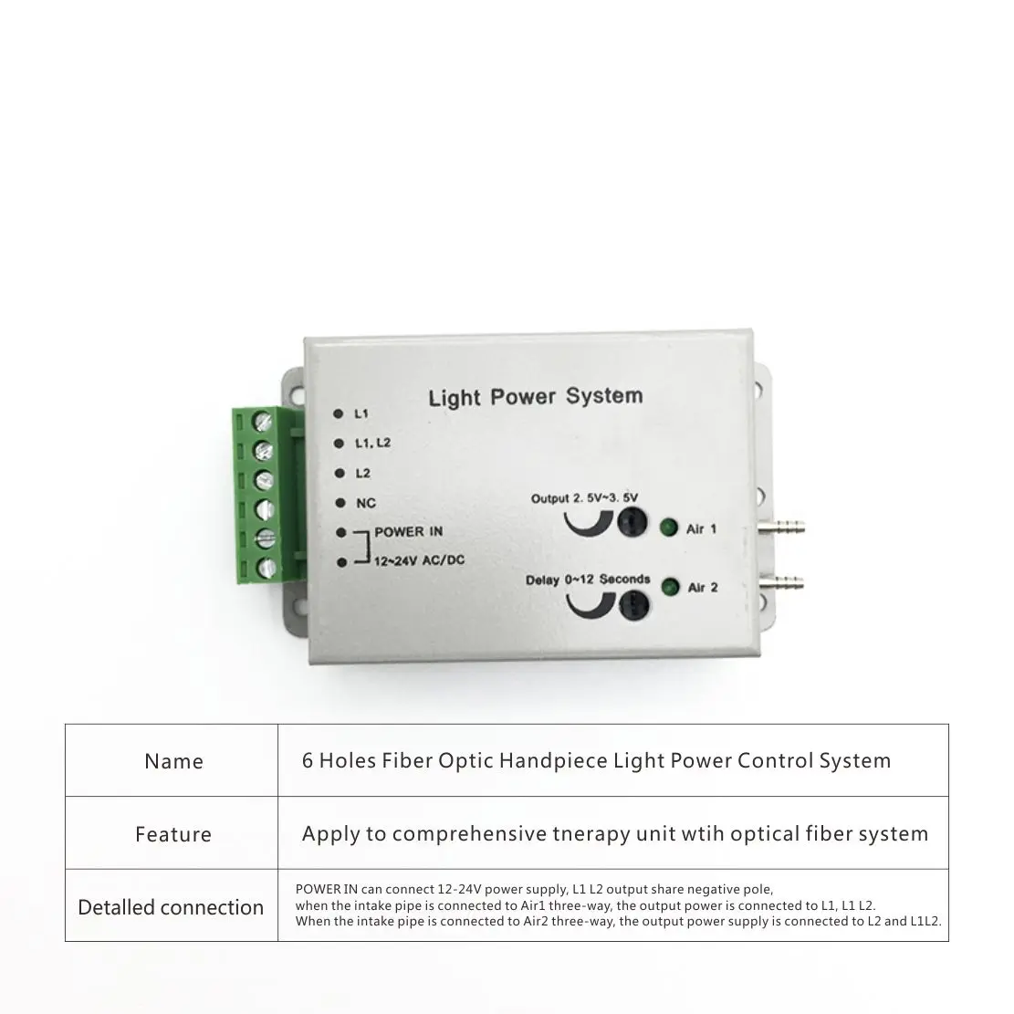 Стоматологическая волоконно оптический наконечник светильник Мощность