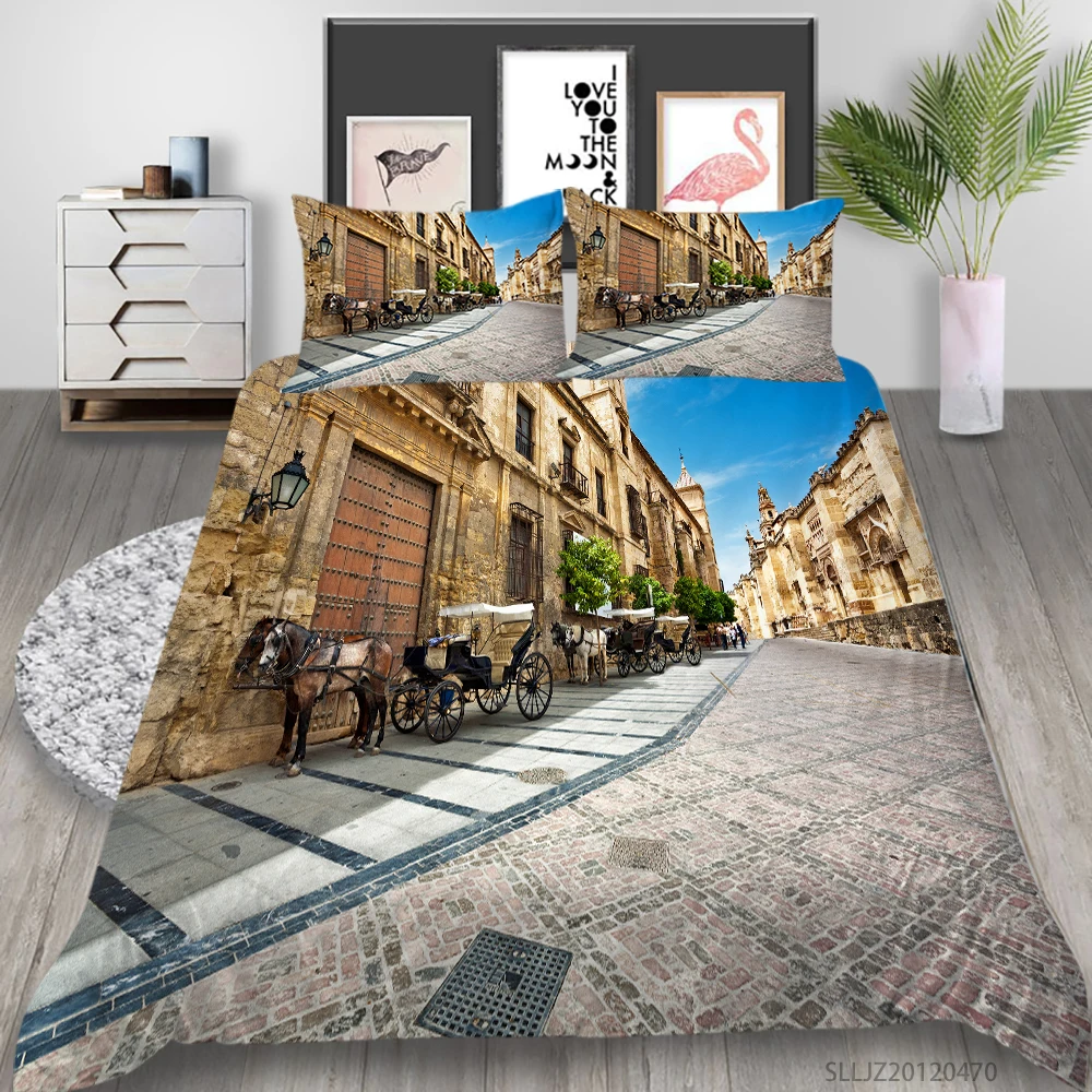 

3D Bedding Set 2/3 Pcs Bedclothes Unique Design Bed Set Pillowcase Creative Pattern Room Decoration