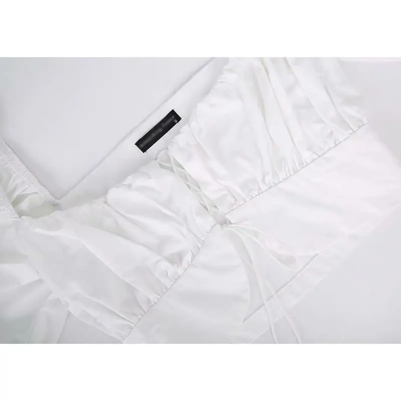 

XITAO White T Shirt Fashion New Women Sexy Style Goddess Fan Casual Sheath 2021 Summer Minority Elegant Loose Tee ZLL5461