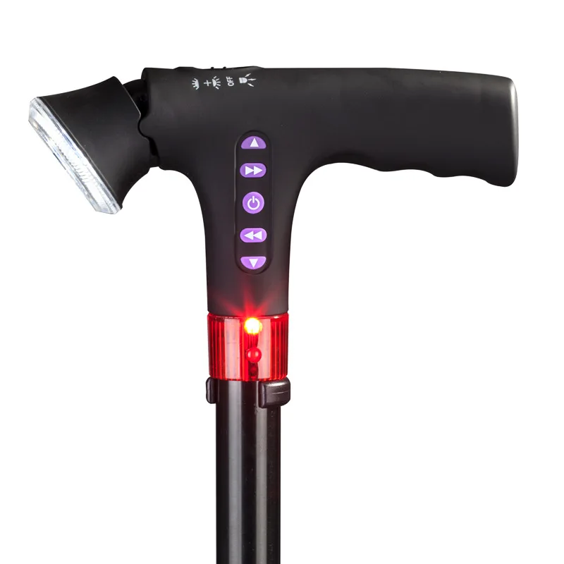 Интеллектуальная электронная трость ходунки из алюминиевого сплава T прямая