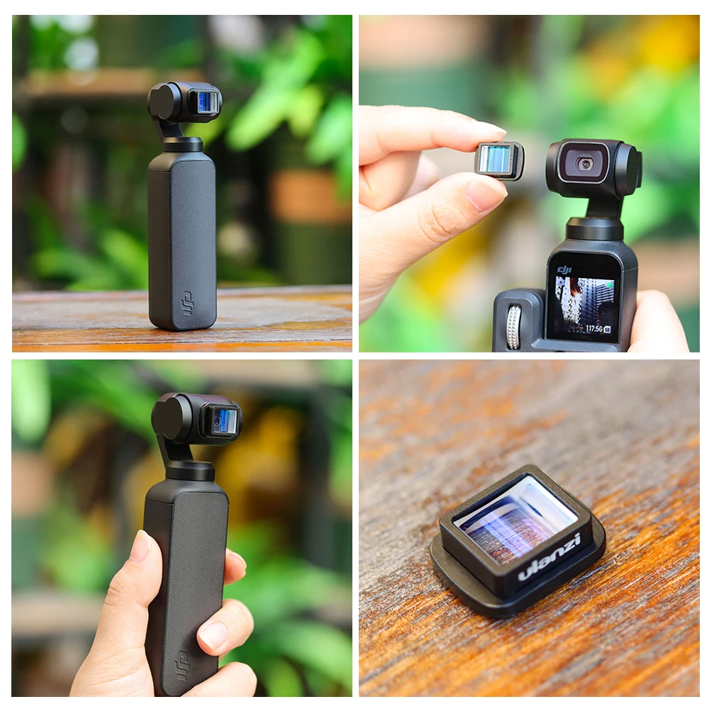 Ulanzi OP 11 Osmo Pocket 1.33X Anamorphic Lens 4K DH широкоугольный объектив для DJI Gimbal Accessories|Аксессуары