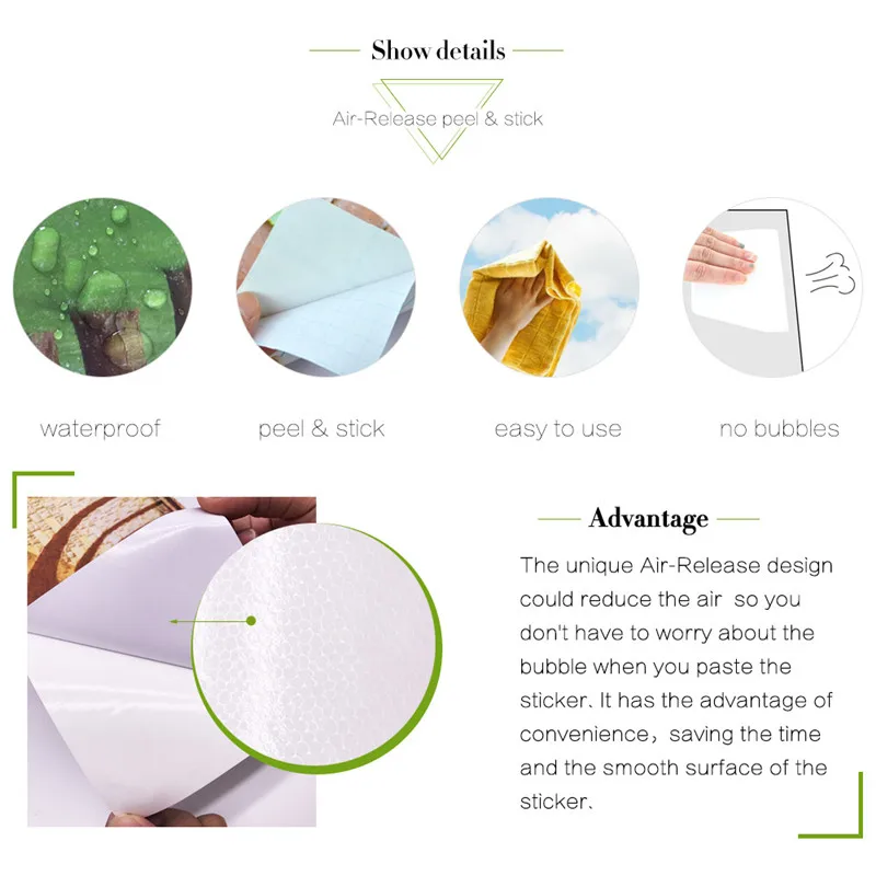 Креативные настенные стикеры в виде головы кровати ретро зернистость древесины