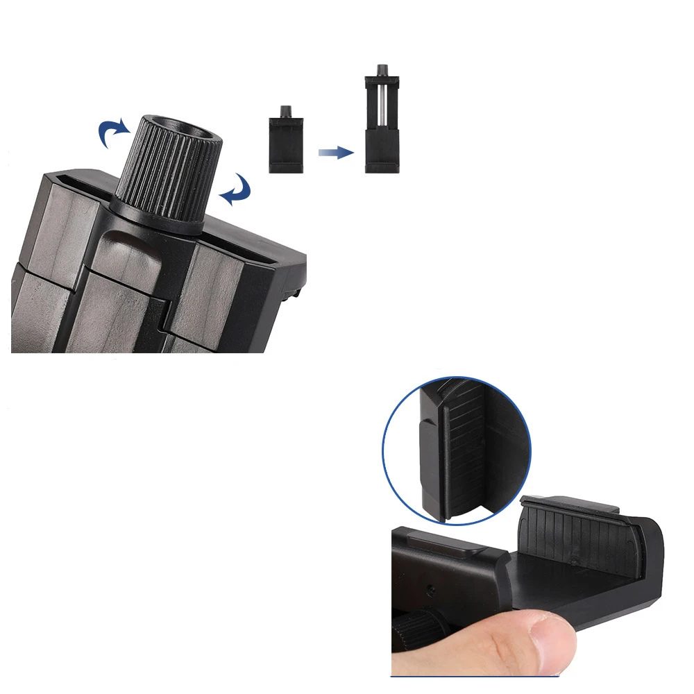 durable mobile phone clip adapter universal for tripod monopod holder clamp bracket stand holder mount black free global shipping