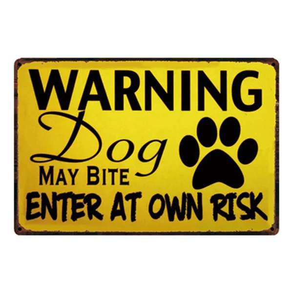 

[Kelly66] собак CAVALIER Предупреждение металлический знак олова плакат домашний Декор Бар настенная живопись 20*30 см Размеры y-2107