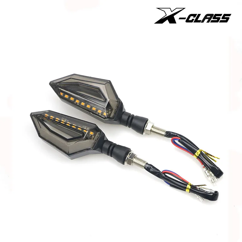 X CLASS 2 шт. универсальный стиль мотоциклетные поворотники 3 провода подключение