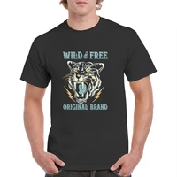 vintage fashion men clothes angry tiger vector 100 cotton t shirts print o neck short sleeve shirt for mans tee casual tops
