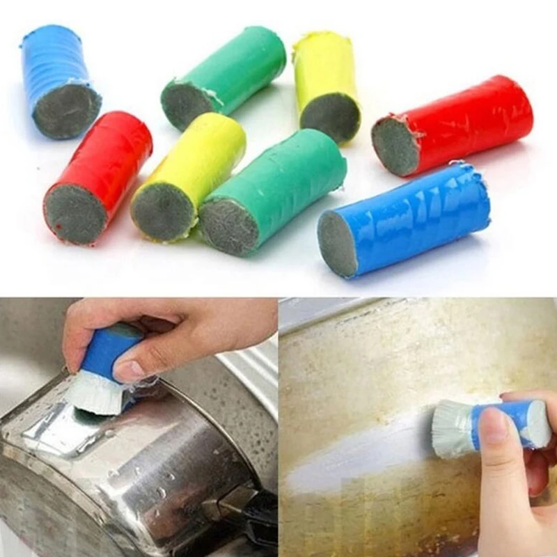 

Stainless Steel Metal Rust Remover Cleaning Brush Magic Decontamination Stick