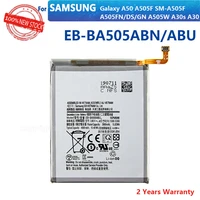 100 original 4000mah eb ba505abn eb ba505abu phone battery for samsung galaxy a50 a505f sm a505f a505fndsgn a505w a30s a30