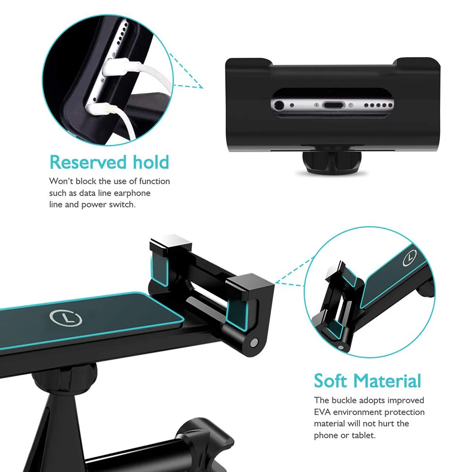 Tendway Tablet Holder Car Back Seat Mount Stand for ipad Mini Pro iphone Xs X Samsung Dropshipping 2020 | Компьютеры и офис