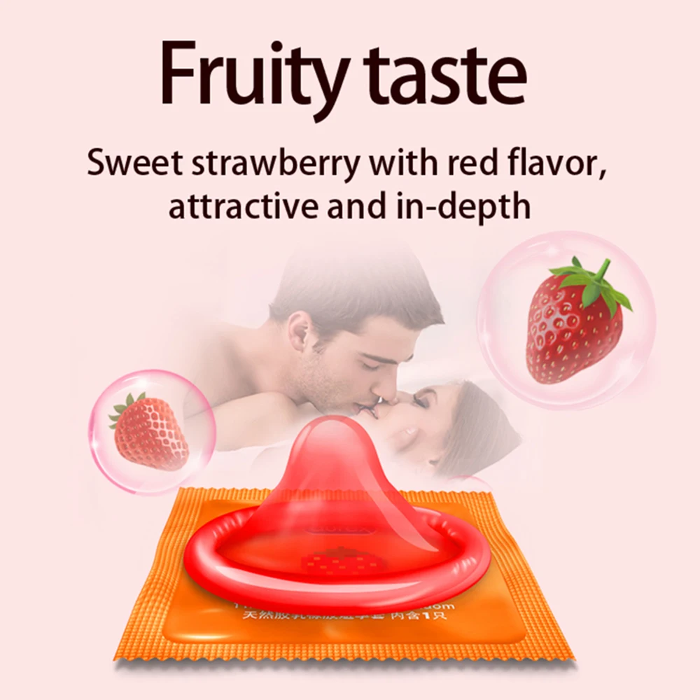 Durex клубника презервативы 56 мм Большой Размеры гладкая потворствовать способный