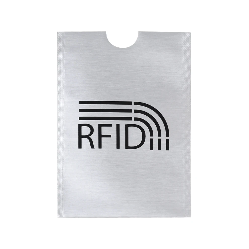 02 10 шт Противоугонный с защитой от RFID, для карт протектор рукав для предотвращения сканирования неавторизованного сканирования держателя карты аксессуары - Цвет: 02