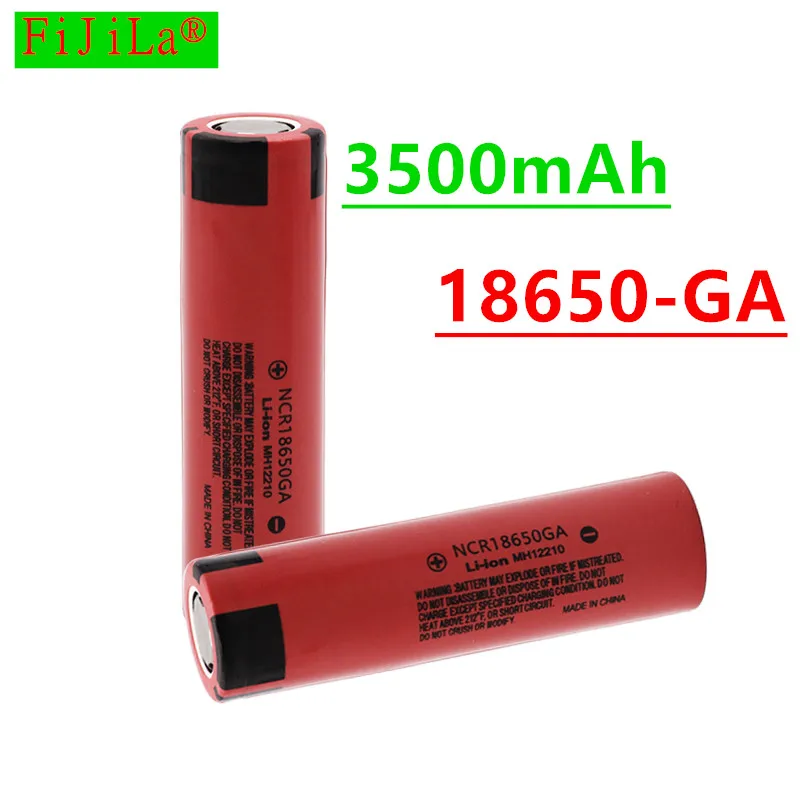 2021 100% NCR 18650ga перезаряжаемая литиевая батарея 3 7 V мА/ч 3500 30a карманный фонарик с