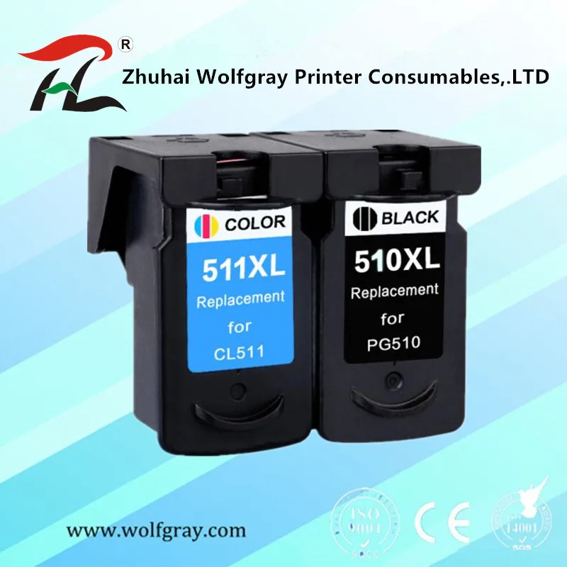 YI LE Цай совместимый PG510 чернильный картридж для Canon PG 510 510XL для MP280 MP480 MP490 MP240 MP250 MP260 MP270 IP2700 принтер