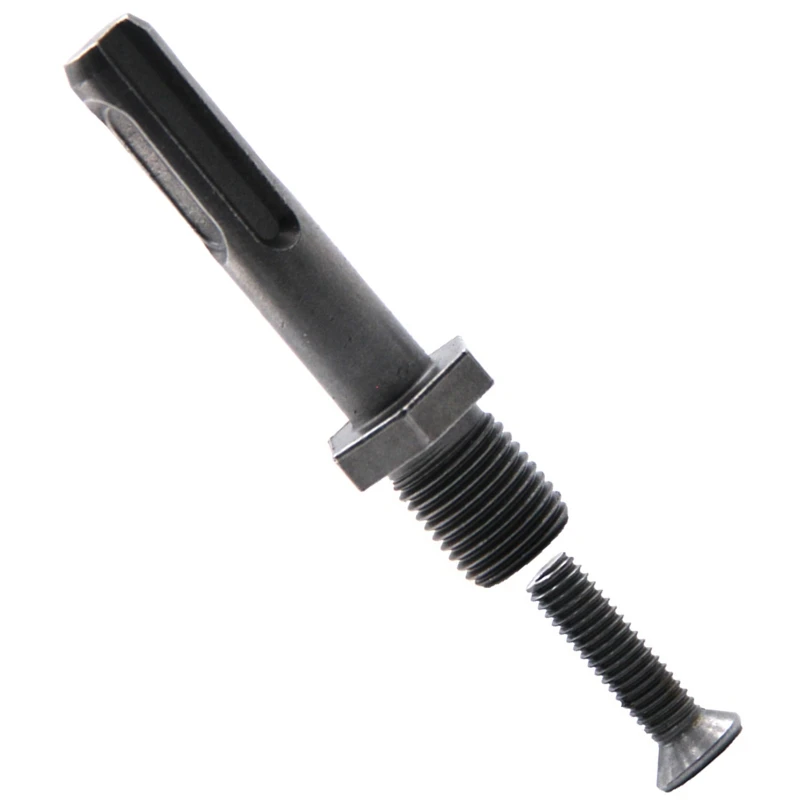 

12mm Thread SDS Plus Round Shank Mandrel Adapter Connector Hammer Drill Bit Tool