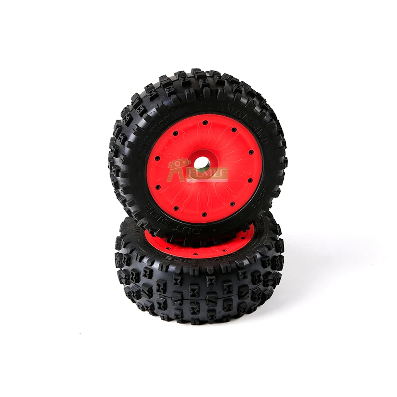 

Knobby Wheel Tyre Kit with Upgraded Waterproof Foam Fit for 1/5 Losi 5ive T ROFUN ROVAN LT KingmotorX2 BAJA 4WD/SLT Toys PARTS