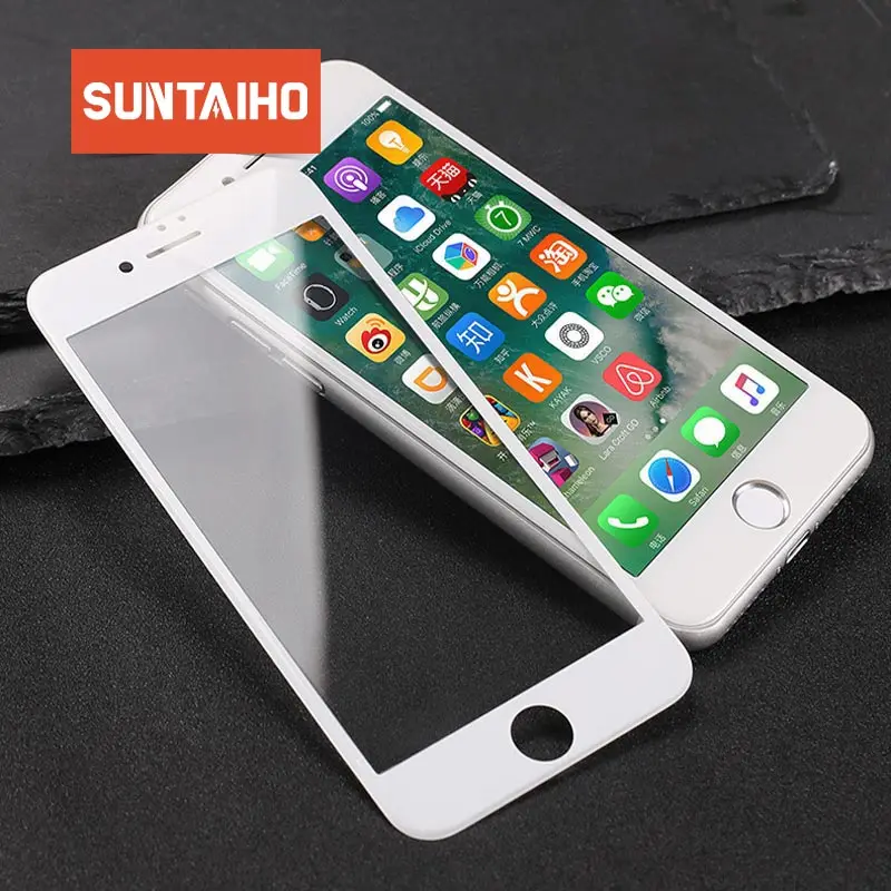 Suntaiho для iphone xr Защитная пленка экрана 3D мягкий край закаленное стекло 7 8 6 6S Plus X XS