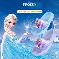 DISNEY Non-slip Children Slippers Frozen Princess Elsa Slipper EVA Summer flip flop Kids Water Shoes Girls Shower Slippers Baby