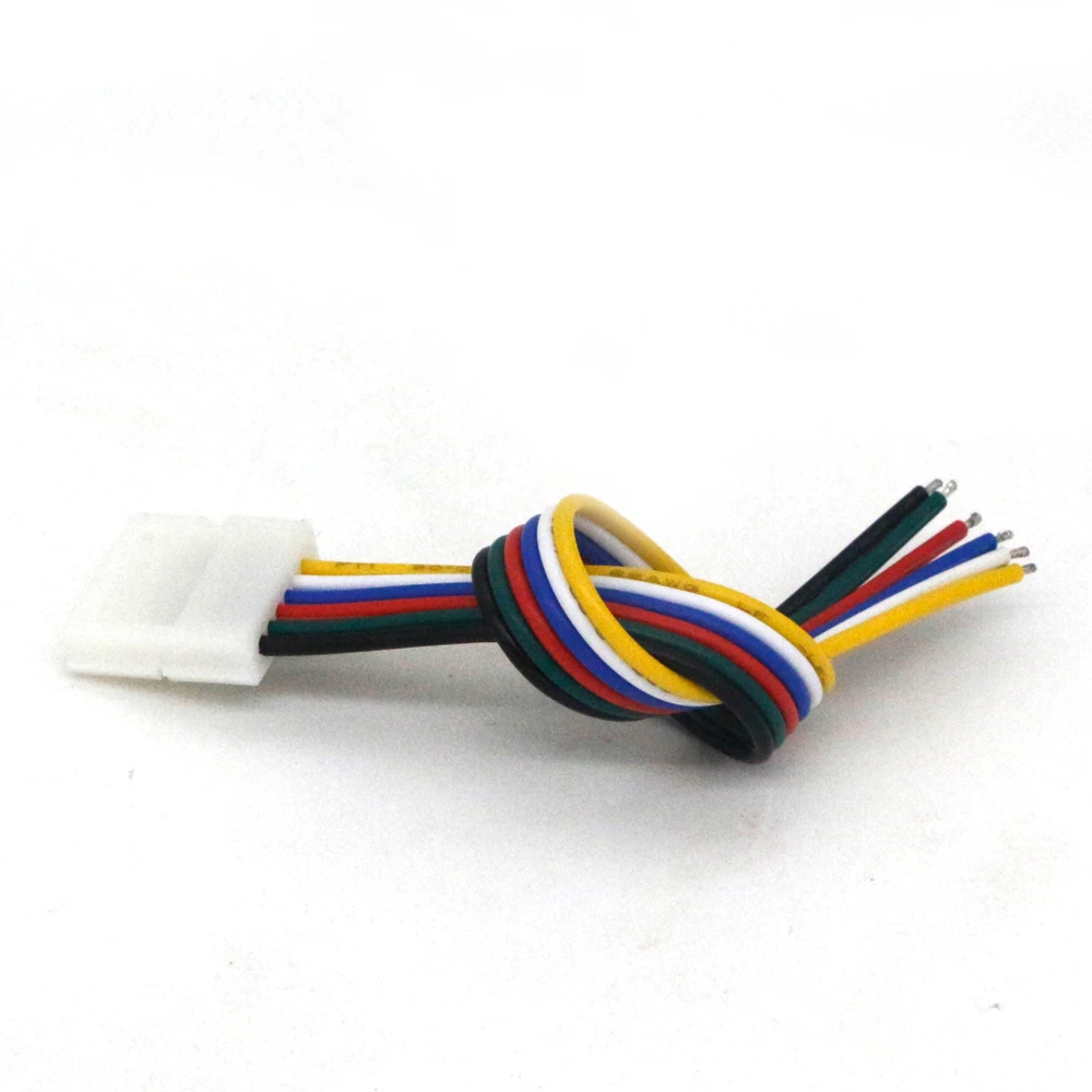 5 шт./лот Без пайки 2/3/4/5/6 Pin Led Соединители для светодиодных лент 8/10/12 мм Коннектор питания для RGB/RGBW/RGB+CCT/WS2812B