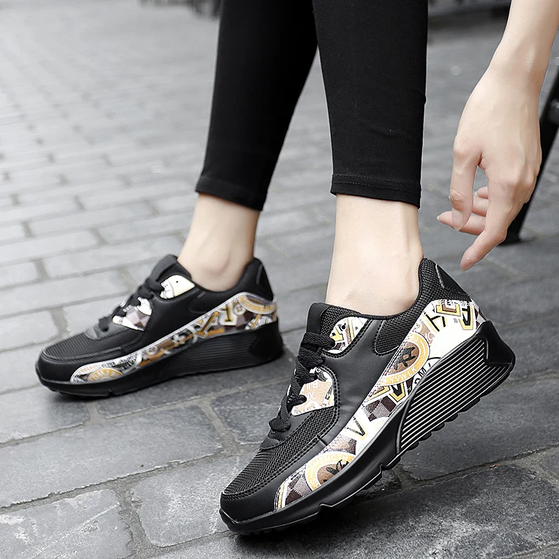 Womens Breathable Running Shoes Men Lightweight Non-slip Sneakers Comfort Unisex Jogging Sport Shoes Walking Sneakers Size 36-45