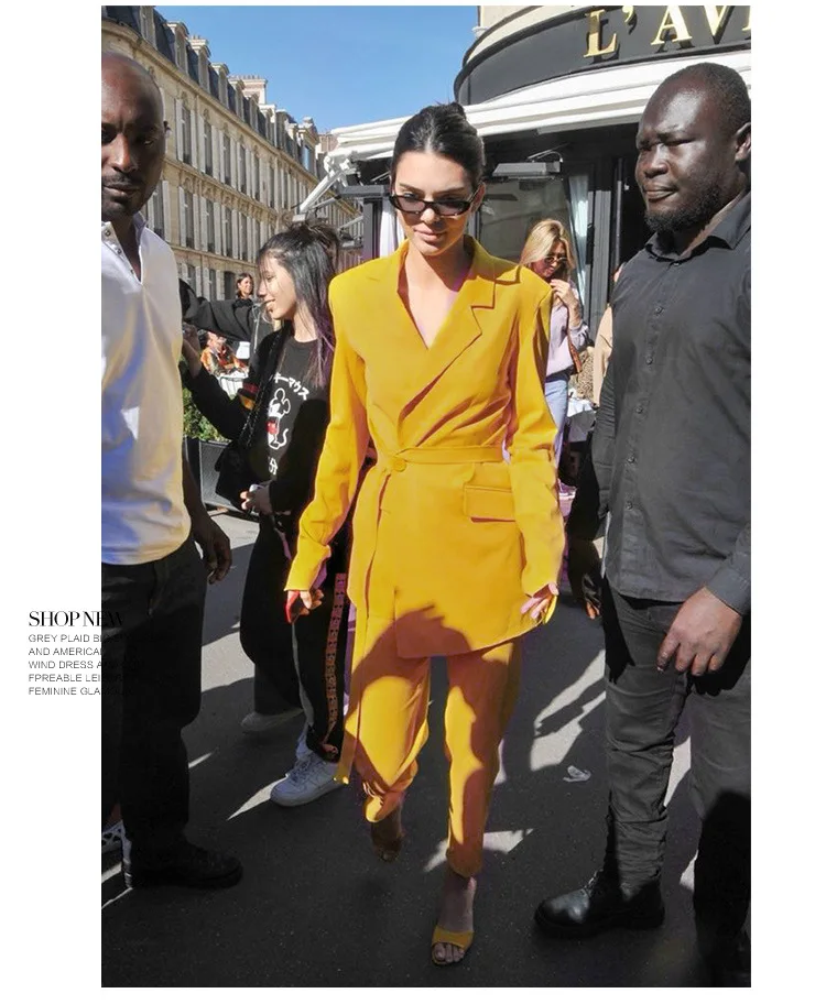 Брючный костюм женский: приталенный блейзер + брюки OL | Женская одежда