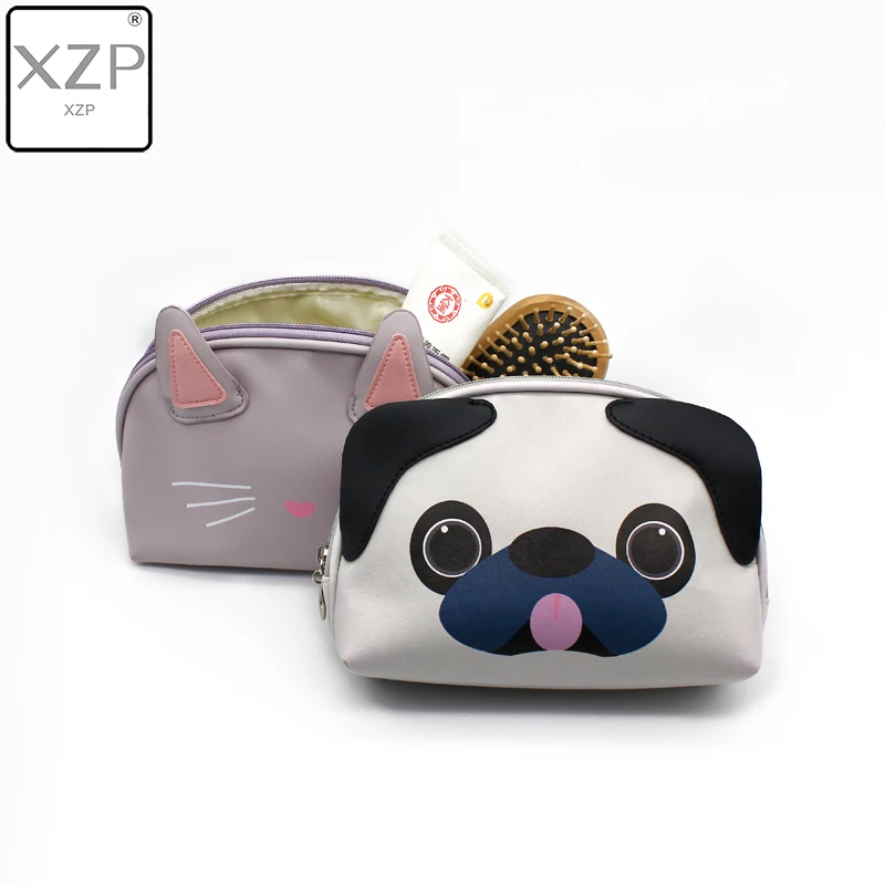 XZP косметички с животными 3D печать собак Женский чехол для макияжа милая кошка