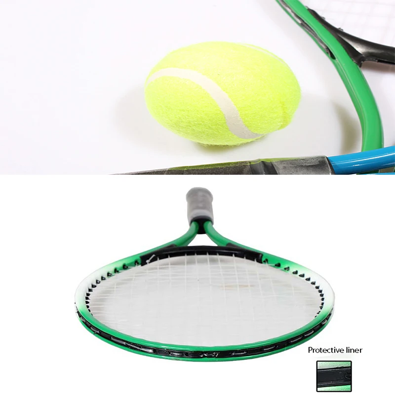 

2pcs 52.4CM Teenager's Tennis Racket For Training raquete de tennis Carbon Fiber Top Steel Material tennis string with Free ball