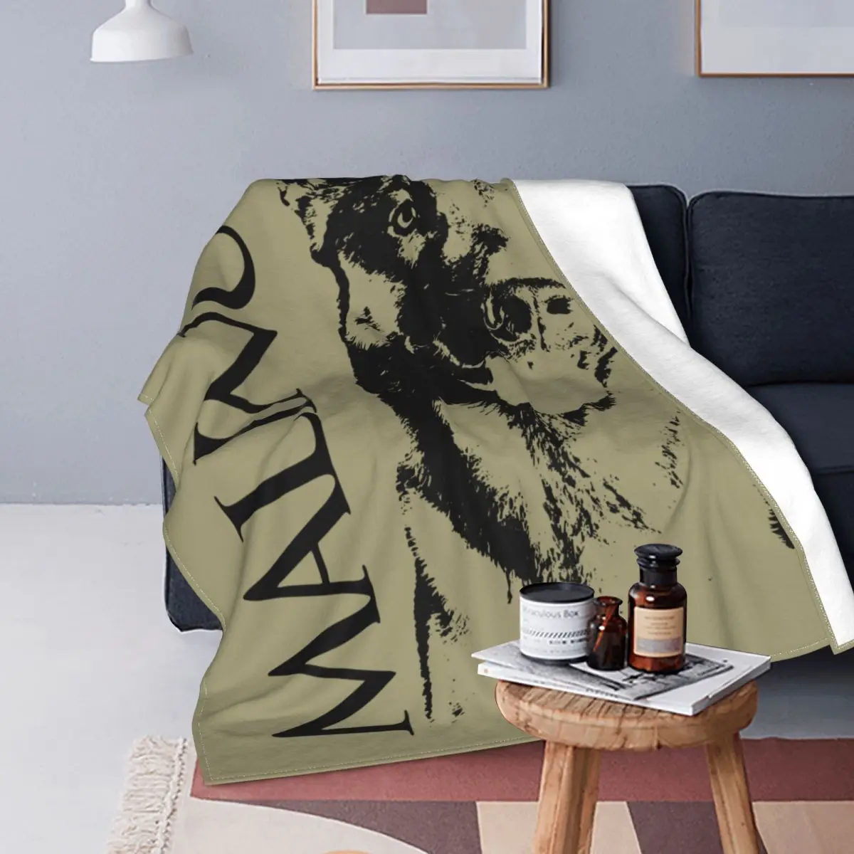 

Malinois Dog Belgian Shepherd Mechelaar Blankets Flannel Novelty Warm Throw Blanket for Bedspread Decoration