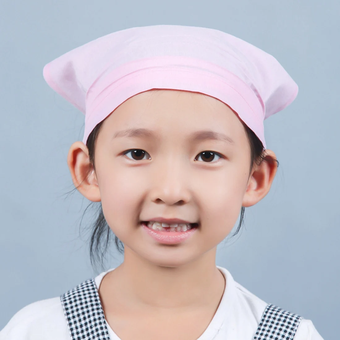

Children Chef Cooking Hat Cute Kids Girls Hat Adjustable Baking Kitchen School Children Cap Headwear Caps Triangle Headgear