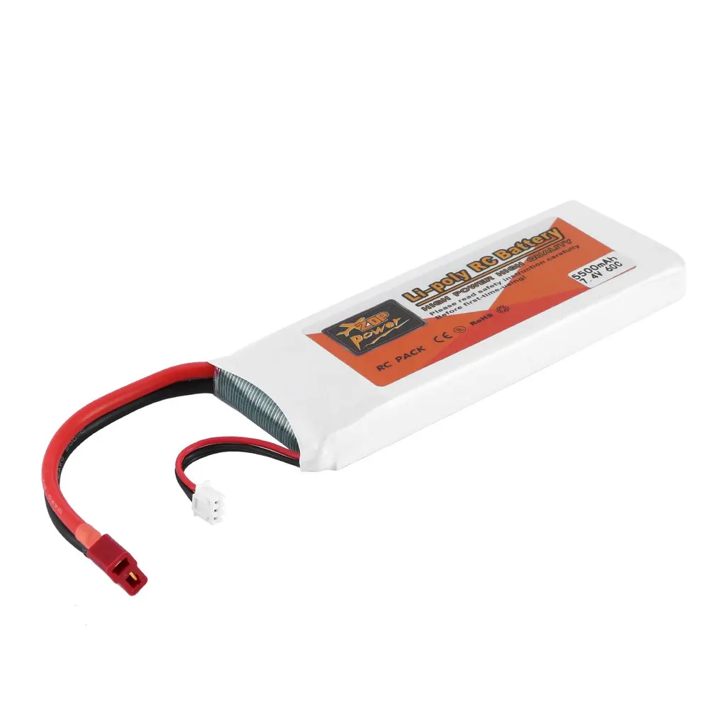 

ZOP Power 7.4V 60C 5500mAh T Plug XT60 Plug JX9050135 Lipo Battery Rechargeable Battery For RC Racing RC Aircraft