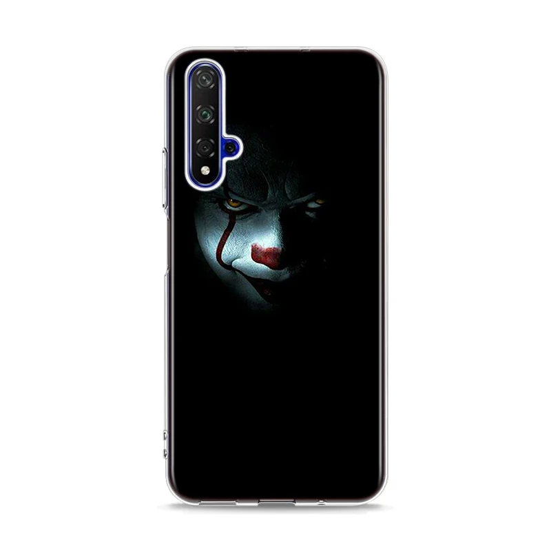Силиконовый ТПУ чехол Pennywise клоун ужас для huawei Honor 10i 9X8X20 10 9 Lite 8 8A 7A 7C Pro Lite чехол для телефона