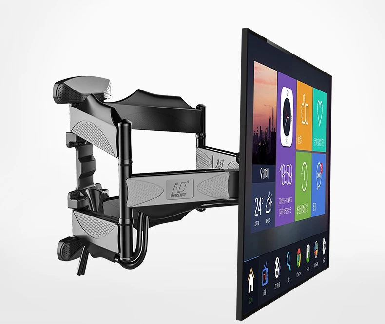 NB P5 Full Motion 3" /40"/4" /50"/5" lcd светодиодный настенный кронштейн для телевизора 6 поворотных рычагов Макс. VESA 400x400 мм Кронштейн для ТВ