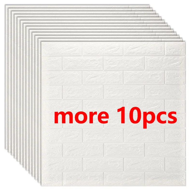 3D настенные наклейки имитация кирпича Декор для спальни водонепроницаемые