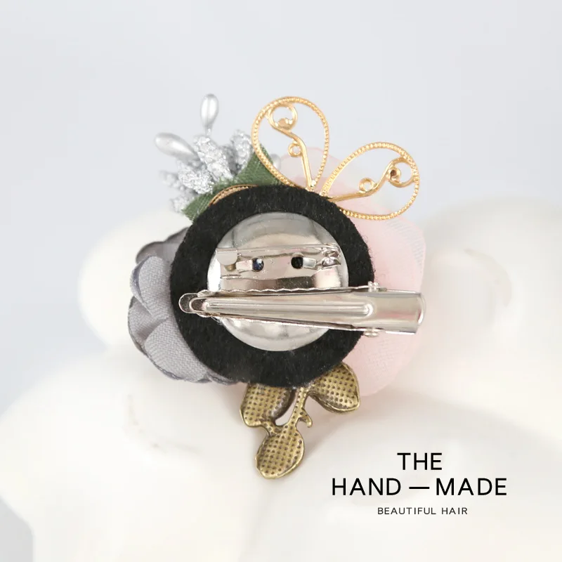 I Remiel Корейская лента тканевая брошь корсажный цветок для женщин булавка