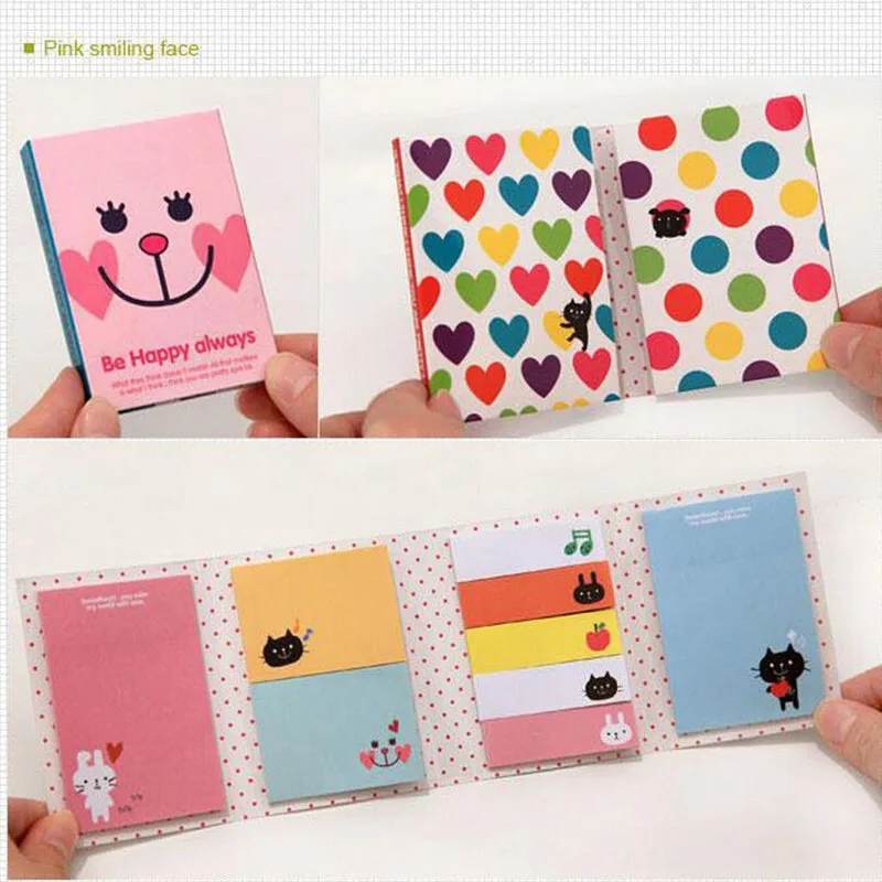 

Portable And Cute Sticky Tab Memo Bookmark Post Sticker E2U Flags Notes Animals It Point Marker