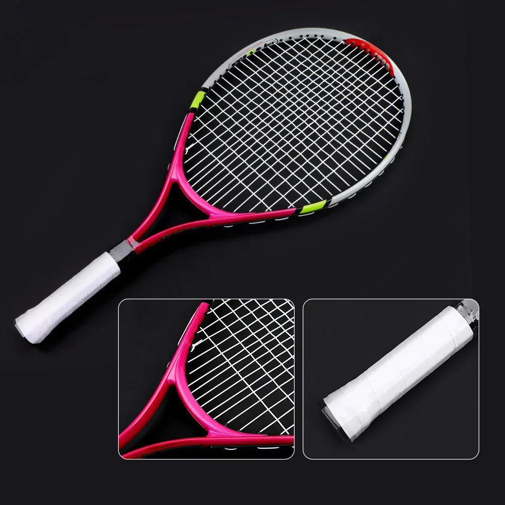 

Child Aluminum Alloy Tennis Racket For Training raquete de tennis Carbon Fiber Top Steel Material tennis string with Carry Bag