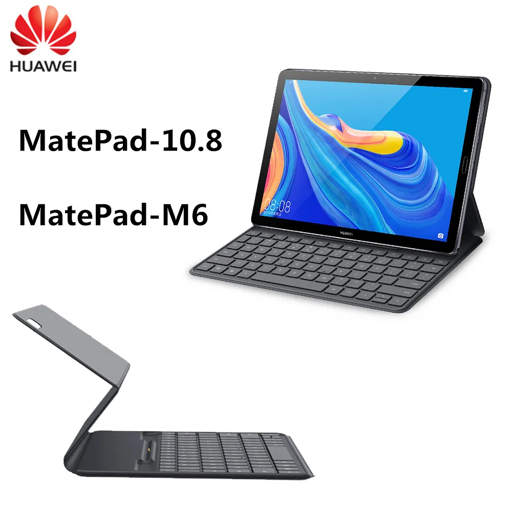 

Original HUAWEI MatePad 10.8/M6 10.8 inch Keyboard Case Magnetic PU Leather Smart Wake up Voice Stand Flip Tablet