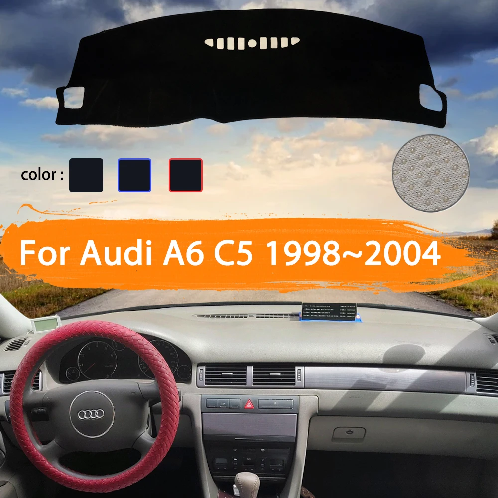 

For Audi A6 C5 4B 1998~2004 Car Dashboard Cover Dashmat Avoid light Sun Shade Carpet Car Accessories 1999 2000 2001 2002 2003