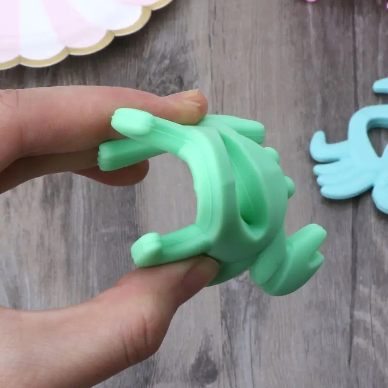 Детская форма краба Прорезыватель жевательные Подвески Детские Прорезыватели