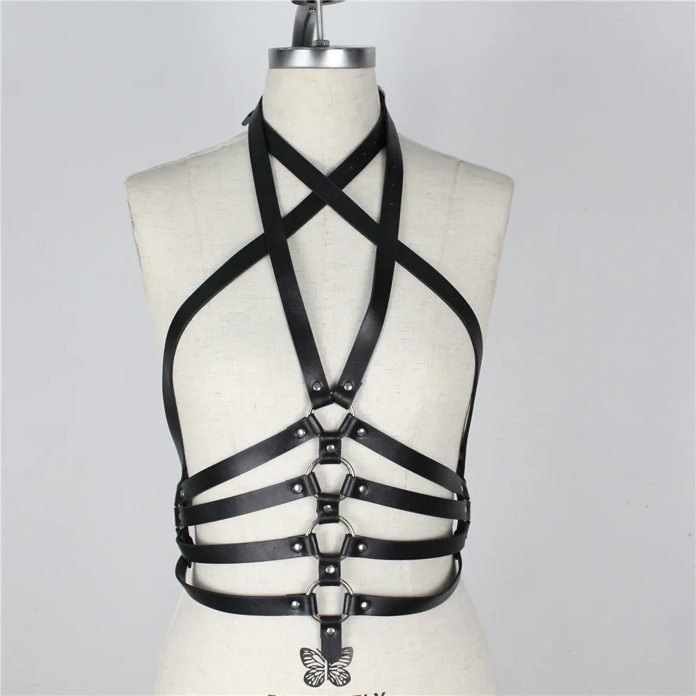 GAMPORL Подвязки Пояс Кожаный ремень женское БДСМ белье Воротник Женский Jartiyer