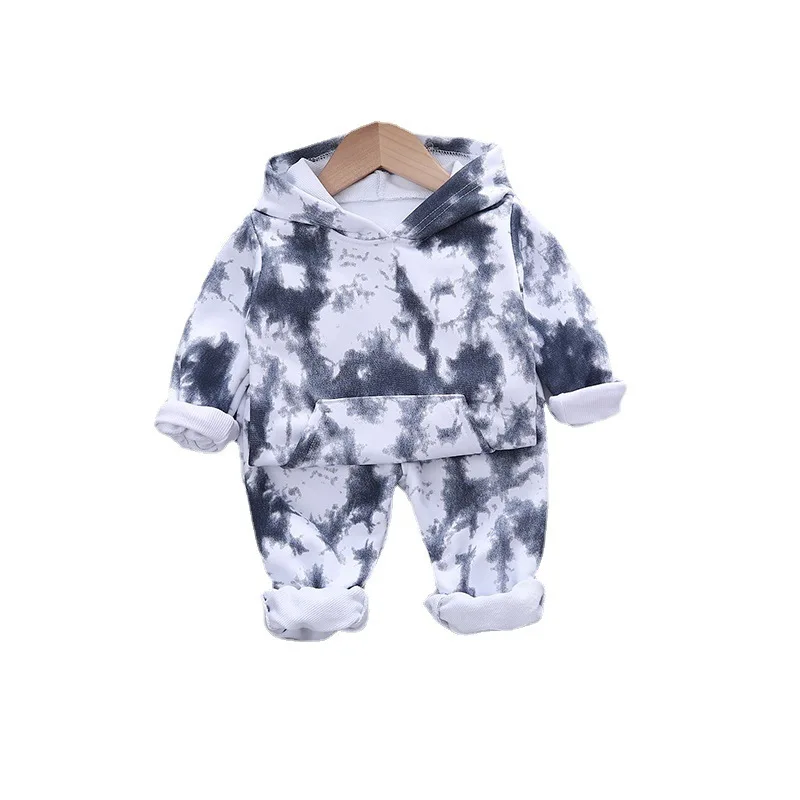 

Детский хлопковый костюм, для мальчиков и девочек, на весну/осень, 2 шт./компл.