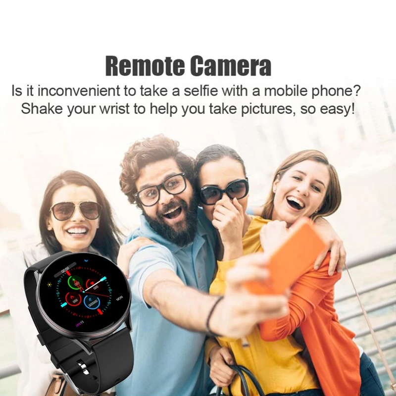 

LIGE 2021 New Smart Watch 1.3 Inch Smart Watch Men's Full Touch Fitness Tracker Smart Clock Ladies Smartwatch For android IOS