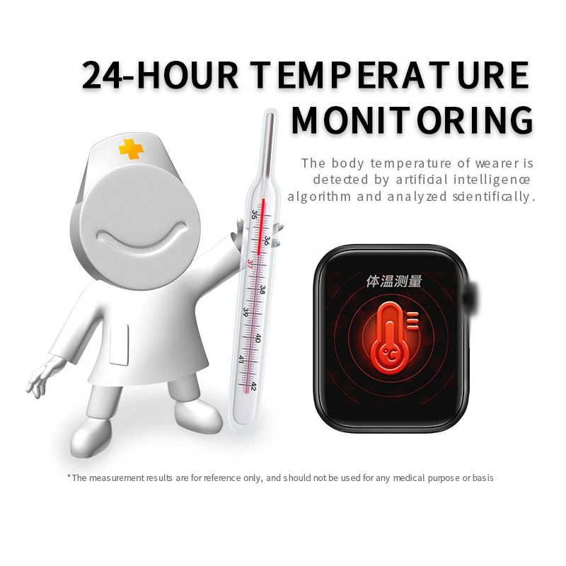 Новинка 2020 умные часы W58Pro мониторинг температуры тела и артериального давления