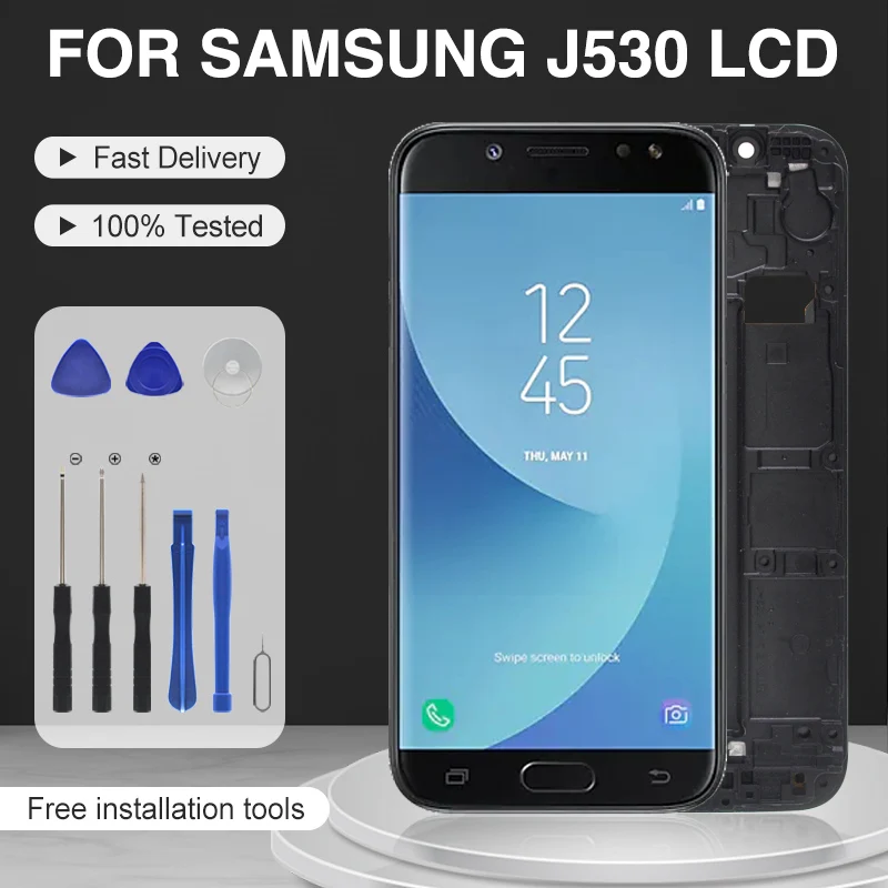 

Catteny OLED 5.2 Inch For Samsung Galaxy J5 2015 J530 Lcd Touch Screen Digitizer Assembly J530F J5 Pro LCD Display With Frame